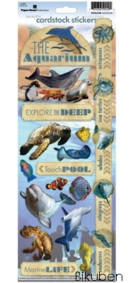 Paperhouse - Cardstock Stickers - Aquarium