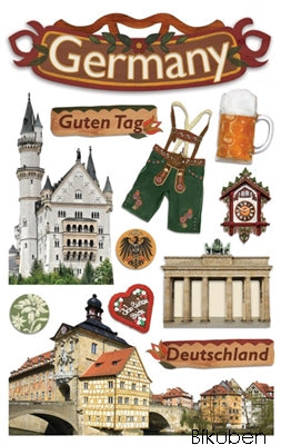 Paperhouse - 3D Stickers - Germany