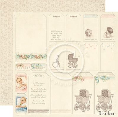 Pion Design - Sweet Baby - Tags 12x12" 