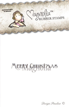 Magnolia:  Winter Wonderland - Merry Christmas Text - Stamp