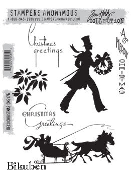 Tim Holtz Collection - Deco Christmas - Stamps