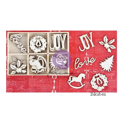 Prima - Wood Icons in a Box - Holiday Jubilee 