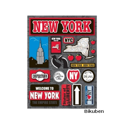 Reminisce - Jet Setters Stickers - New York