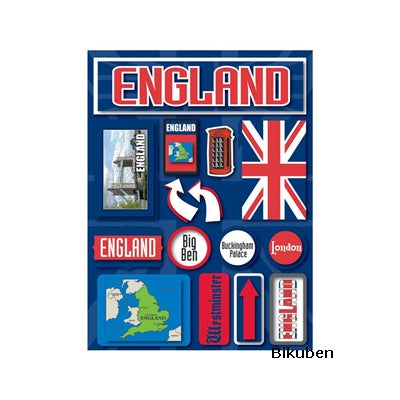 Reminisce - Jet Setters Stickers - England