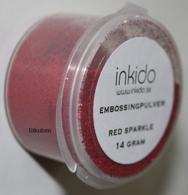 Inkido - Embossingpulver - Red Sparkle