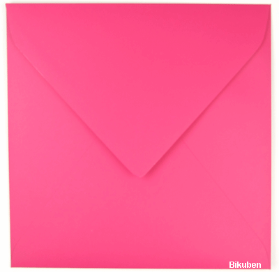 Inkido - kvadratiske konvolutter - Skin Pink