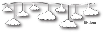 Memory Box - Hanging Cloud Border Dies