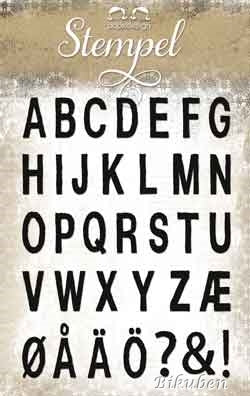 Papirdesign: ABC - Clear Stamps