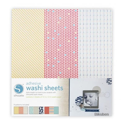 Silhouette - Adhesive Washi  Paper