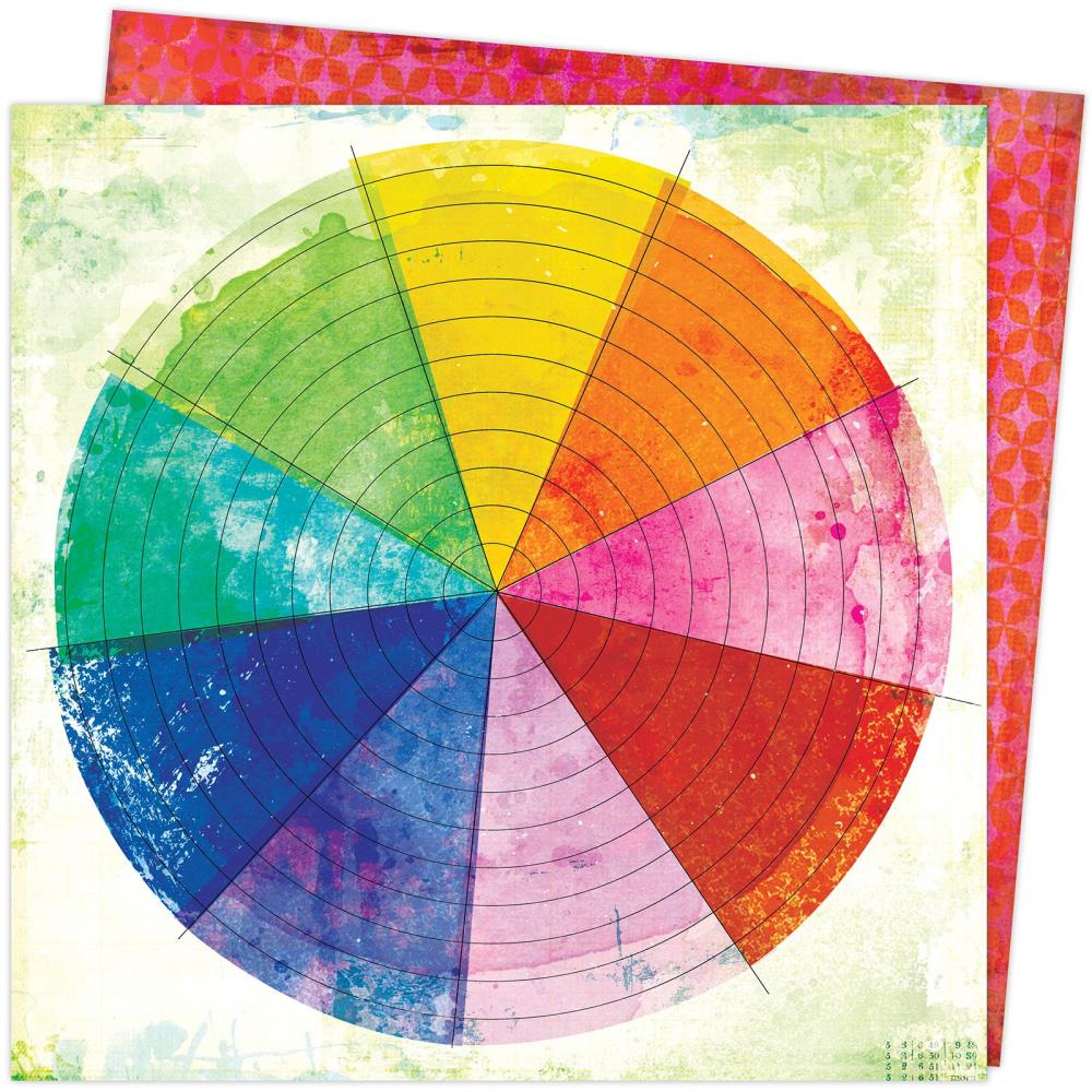 Vicki Boutin - Color Study - Color Wheel - 12x12"