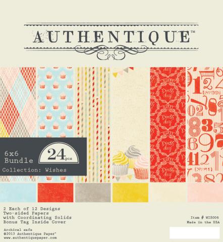Authentique - Wishes - 6x6" Paper Pad