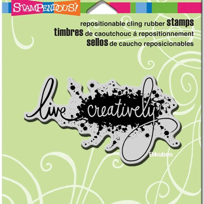 Stampendous - Live Creatively - Cling Stamp 