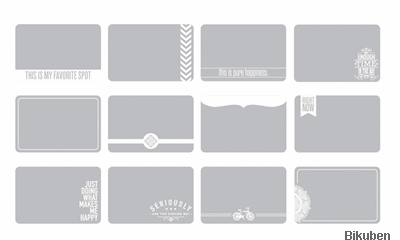 American Crafts - Project Life - Overlays - Set 1