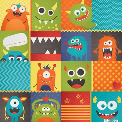 Paperhouse - Monster Bunch 12x12"