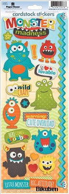 Paper House - Monster Madness -  Cardstock Stickers