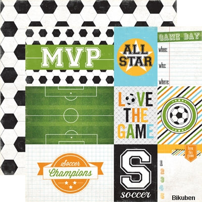 Echo Park - Goal - Soccer Journaling 12x12"