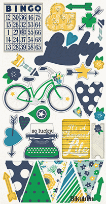 Simple Stories - A Charmed Life - Chipboard Stickers 