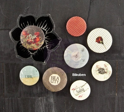 Prima - Stationers Desk - Flair Buttons