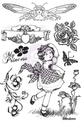 Prima - Princess - Cling Stamp 