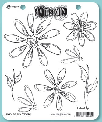 Dylusions - Fancy Florals - Stamps