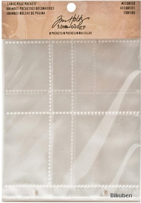 Tim Holtz - Ideaology - Large Page Pockets - Assorted 
