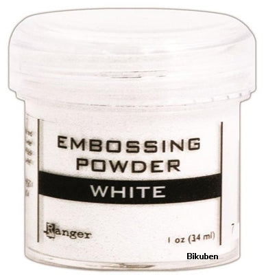 Embossing Pulver - White