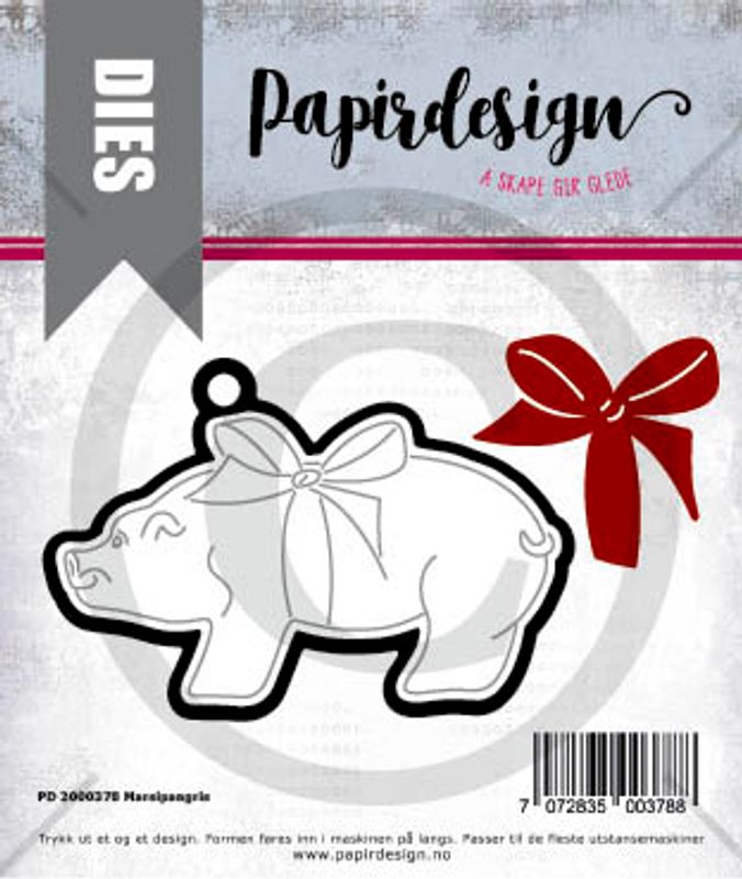 Papirdesign - Dies - Marsipangris