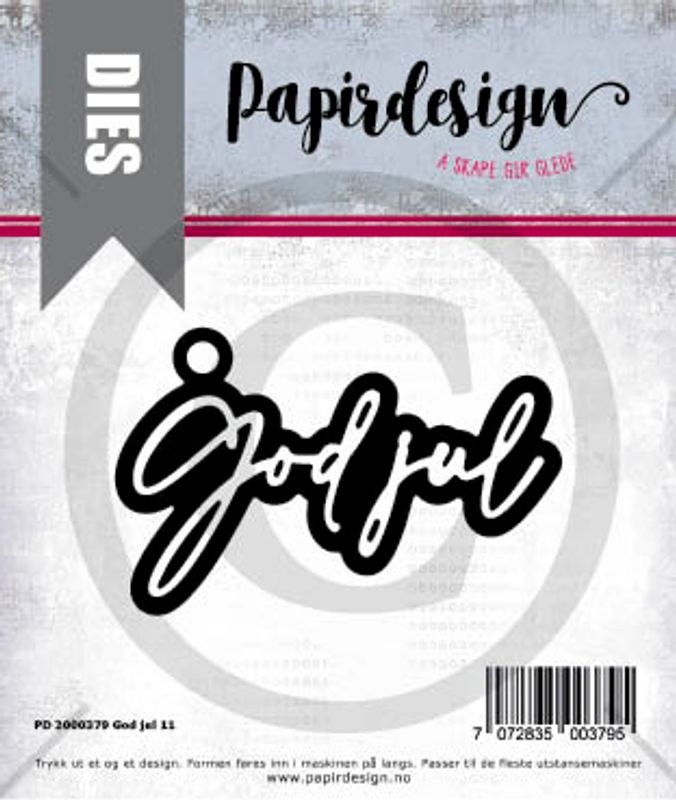 Papirdesign - Dies - God Jul 11