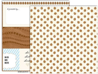 Papirdesign - Maria's Verden - Sjokolademuffins 12x12"