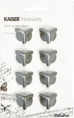 KaiserCraft - Metal Corners - Silver 