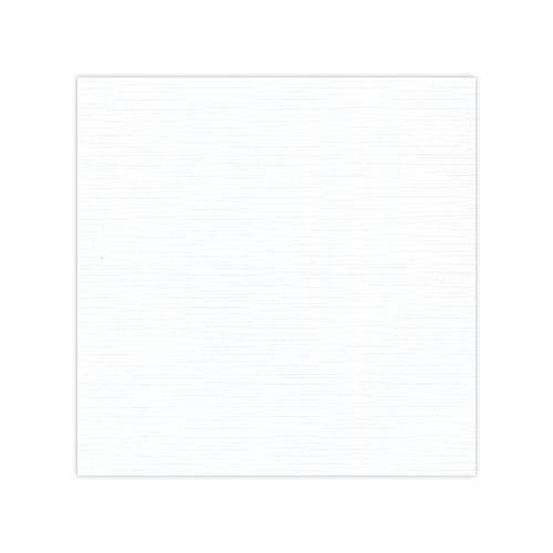 Linnen Kartong - White  - 12x12"