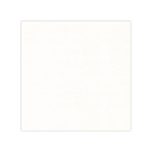 Linnen Kartong - Off white  - 12x12"