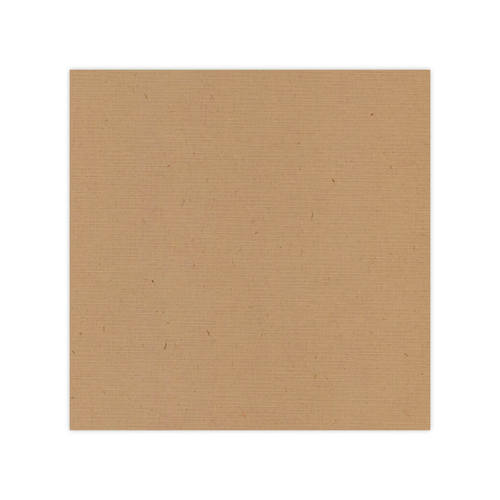 Linnen Kartong - Kraft Cappucino - 12x12"