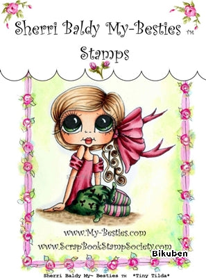 My Besties - Rubber Stamp - Tiny Tilda