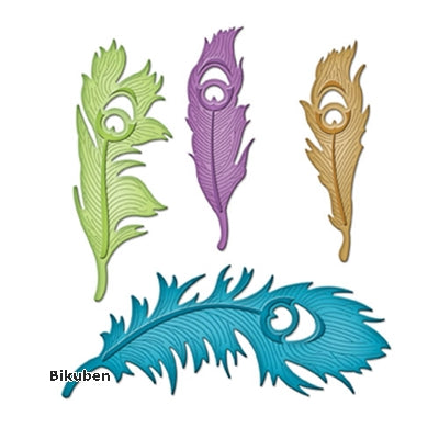 Spellbinders - Shapeabilites - Peacock Feathers 