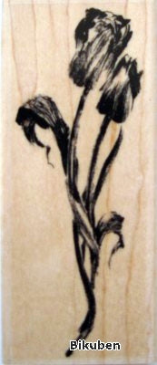 Penny Black - Wood Mounted Stamp - Brush Tulip