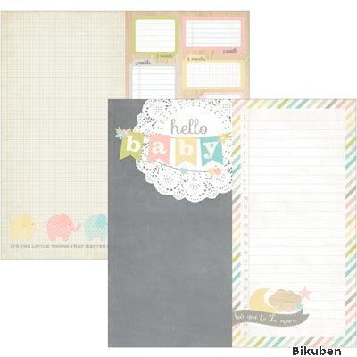 Simple Stories - Hello Baby - 2x12" Page Elements 12x12"