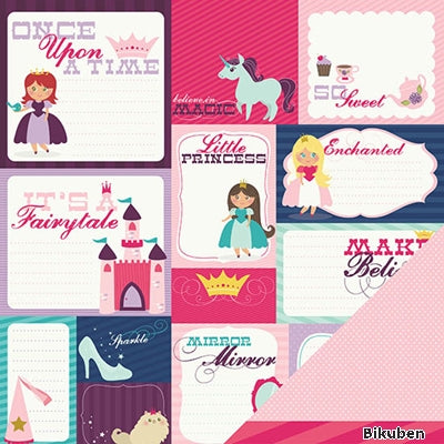 Imaginisce - Little Princess Collection - Once Upon a Time 12x12"