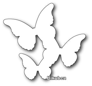  Memory Box - Floating Butterflies Background Die