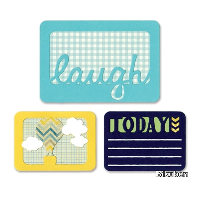 Sizzix - Thinlits -  Life made Simple - Laugh Today Dies 