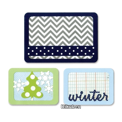 Sizzix - Thinlits -  Life made Simple - Winter Cards Dies 