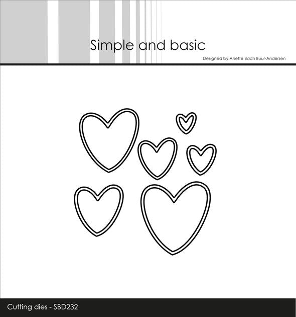 Simple and Basic - Dies - Outline Hearts