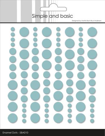 Simple and Basics - Enamel Dots - Mint