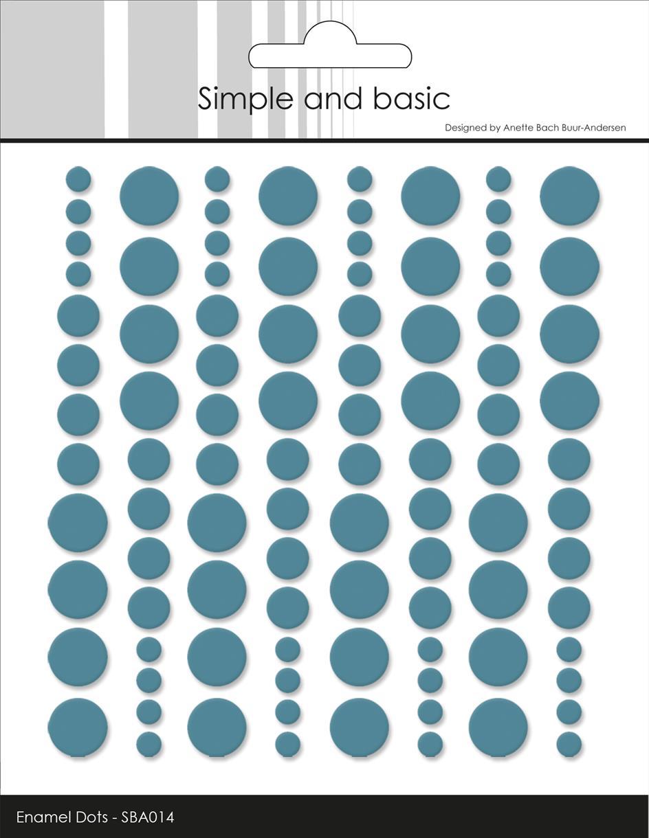Simple and Basics - Enamel Dots - Aqua