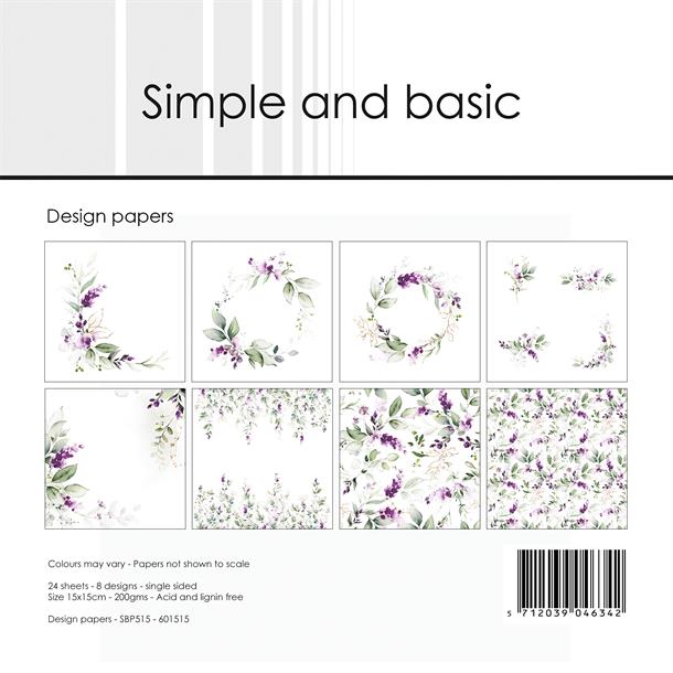Simple and Basic - Lavender Spirit - Paper Pack    6 x 6"