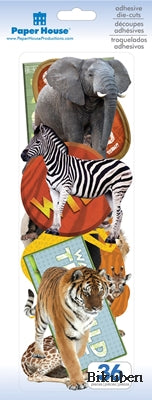 Paper House - Die-Cut Stickers - Zoo