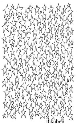 Dylusions - Small Stencil - Stars