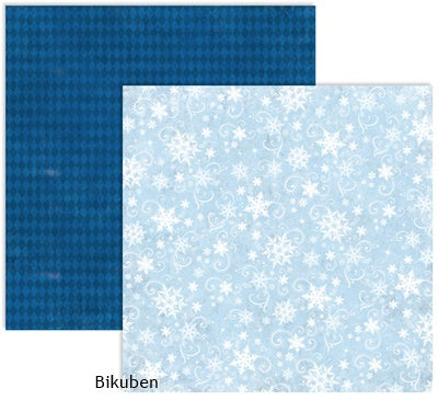 Papirdesign - Stille Natt - Snø i hele Fjeset 12x12"