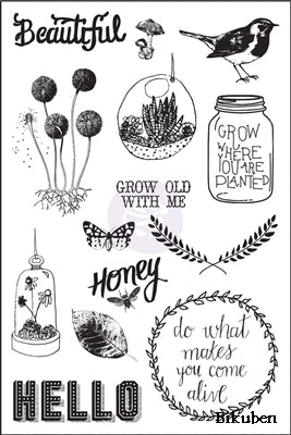 Prima - Forever  Green - Cling Stamps