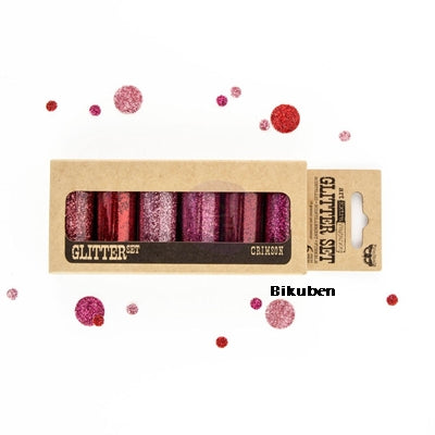 Art Ingredients by Finnabair - Glitter Set - Crimson
